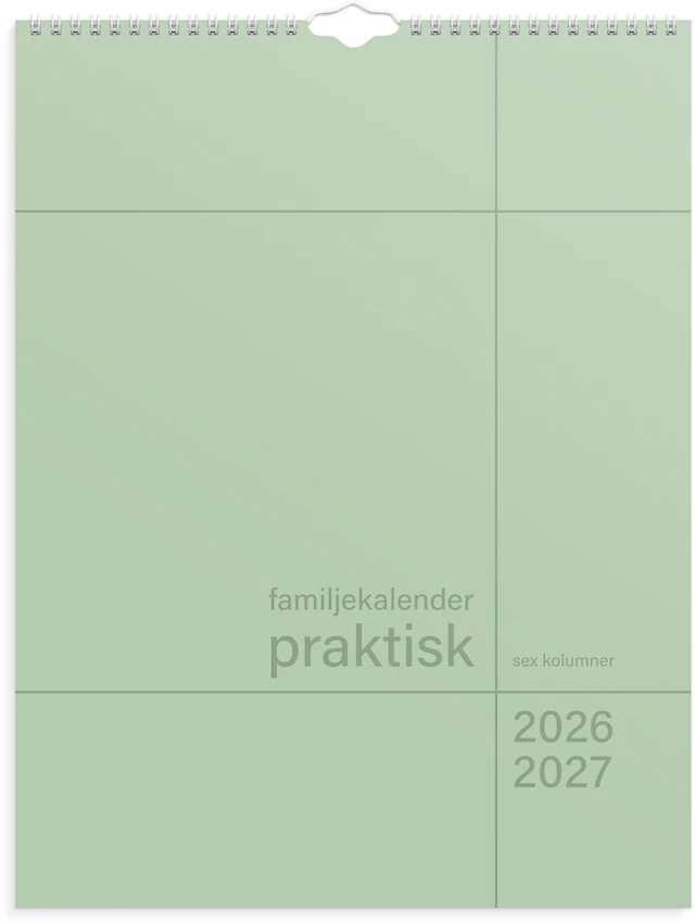 Familjekalender 26/27 Praktisk Burde