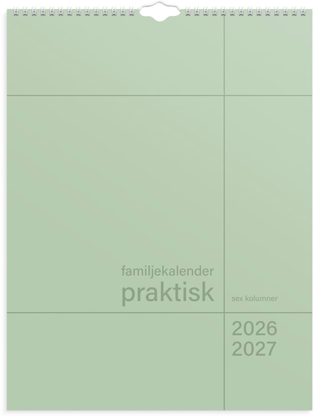 Familjekalender 26/27 Praktisk Burde