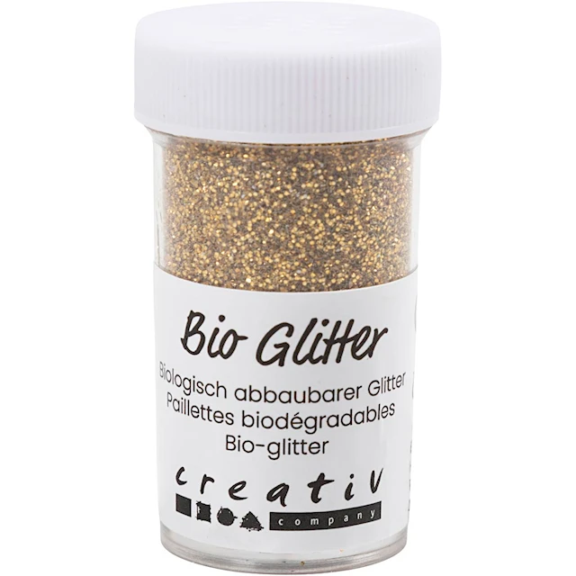 Bio-glitter Guld 27 ml/ 1 burk