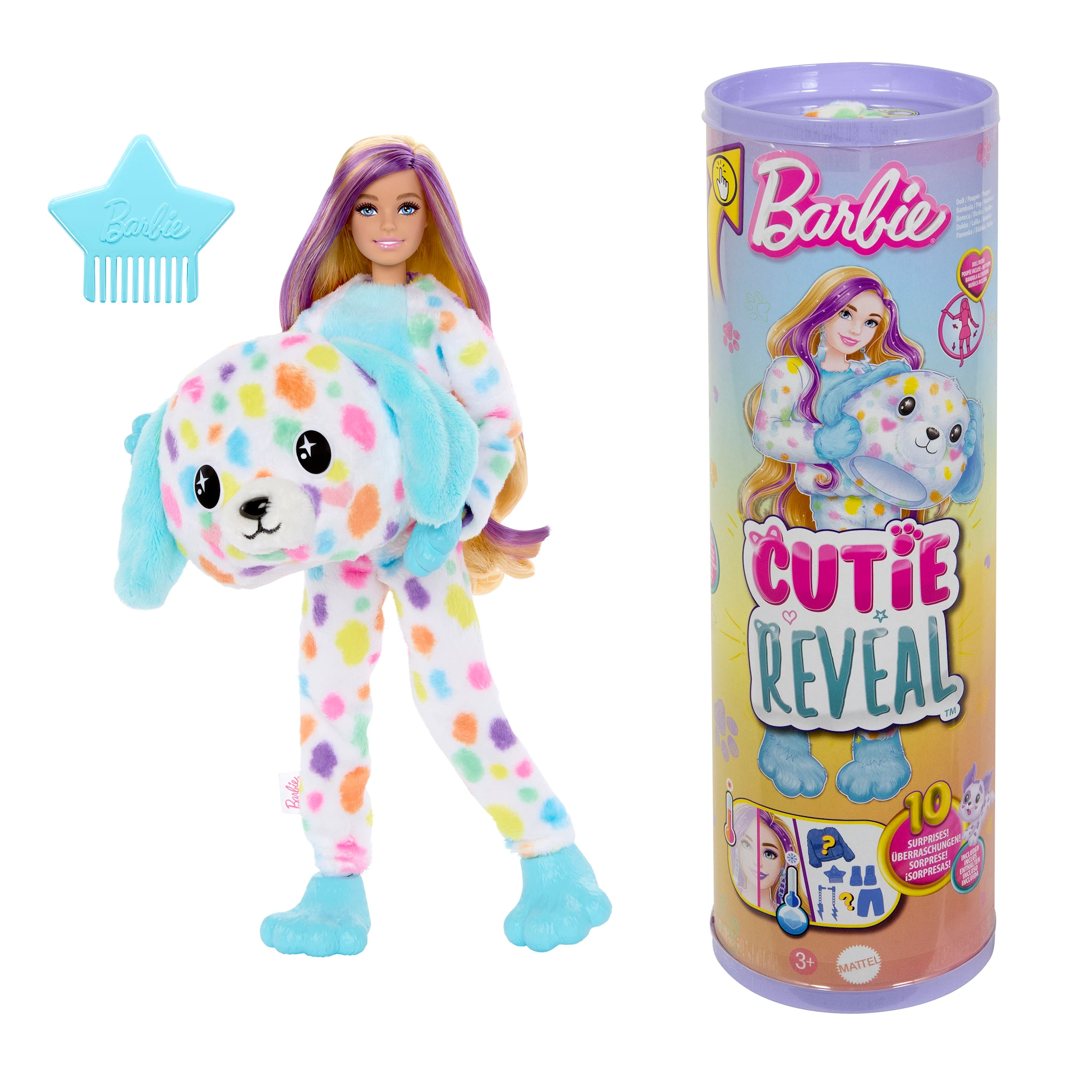 Tuotekuva ille Barbie Cutie Reveal Color Dreams Koira