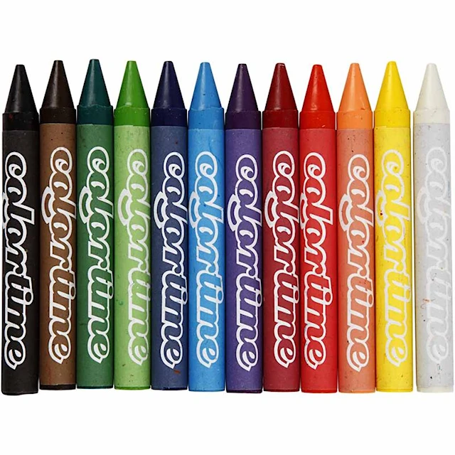 Colortime-Vahaliidut, Pit. 10 cm, paksuus 11 mm, värilajitelma, 12 kpl/ 1 pkt