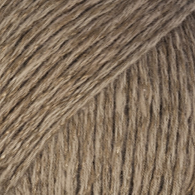 Bomull- Lin Garn 50 g brun 05 Drops