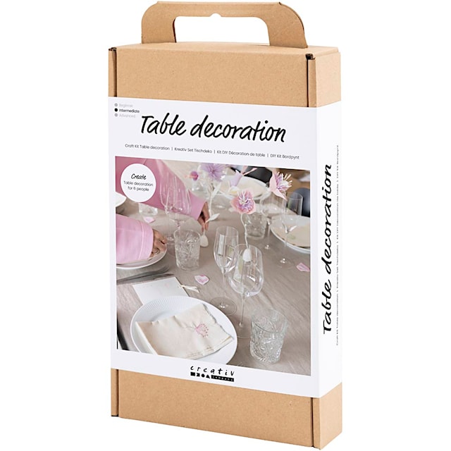 Tuotekuva 2 - Askartelusetti Pöytäkoriste, pastellivärit, 1 pkk/ 1 pkt