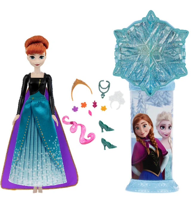 Fashion Doll Reveal Anna Disney Frozen