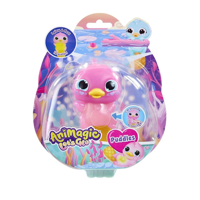 Produktbilde 3 for Let's Glo Nebbdyr Rosa Animagic