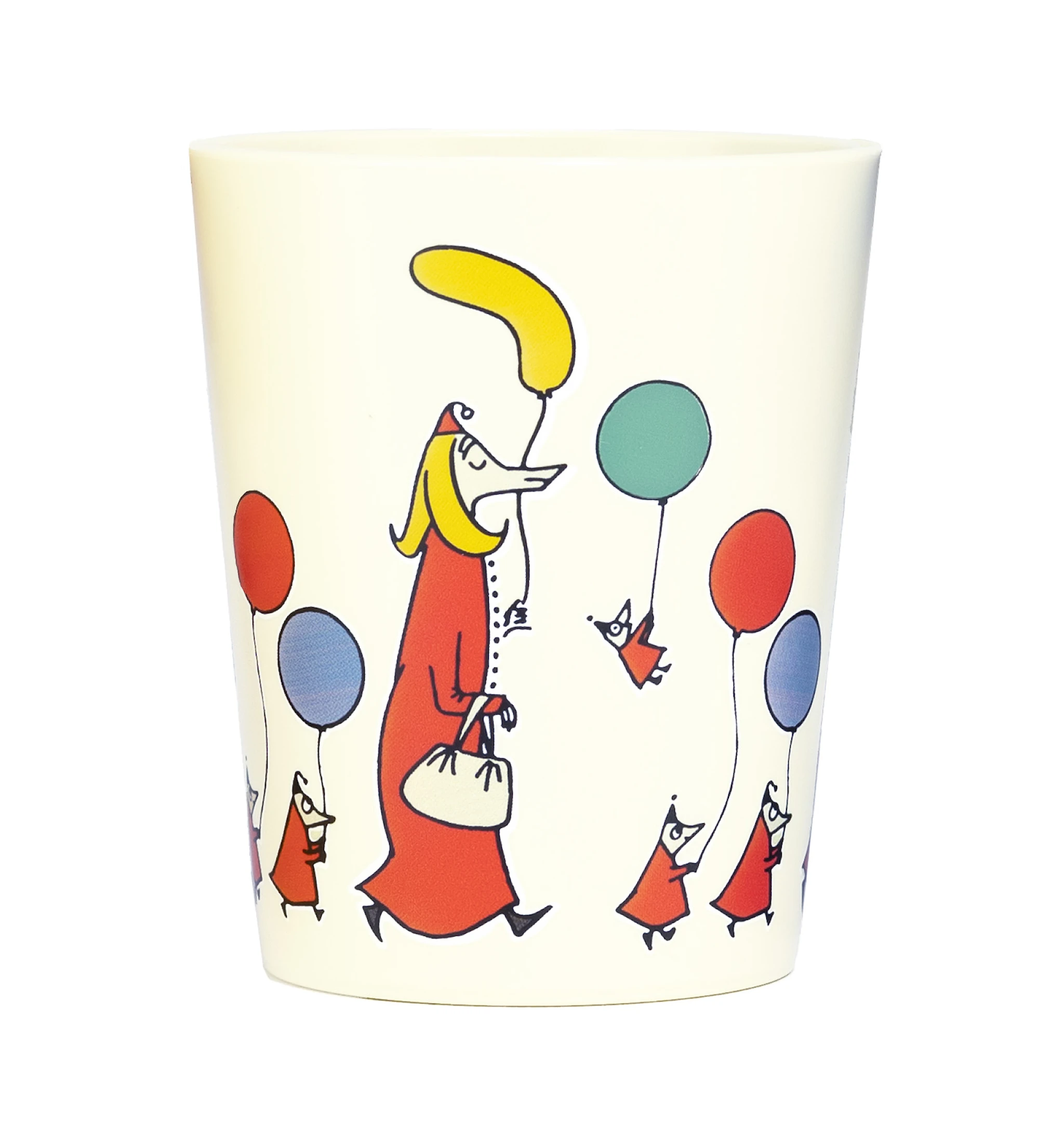 Produktbild för Mumin Festligheter Tumblermugg Beige Rätt Start