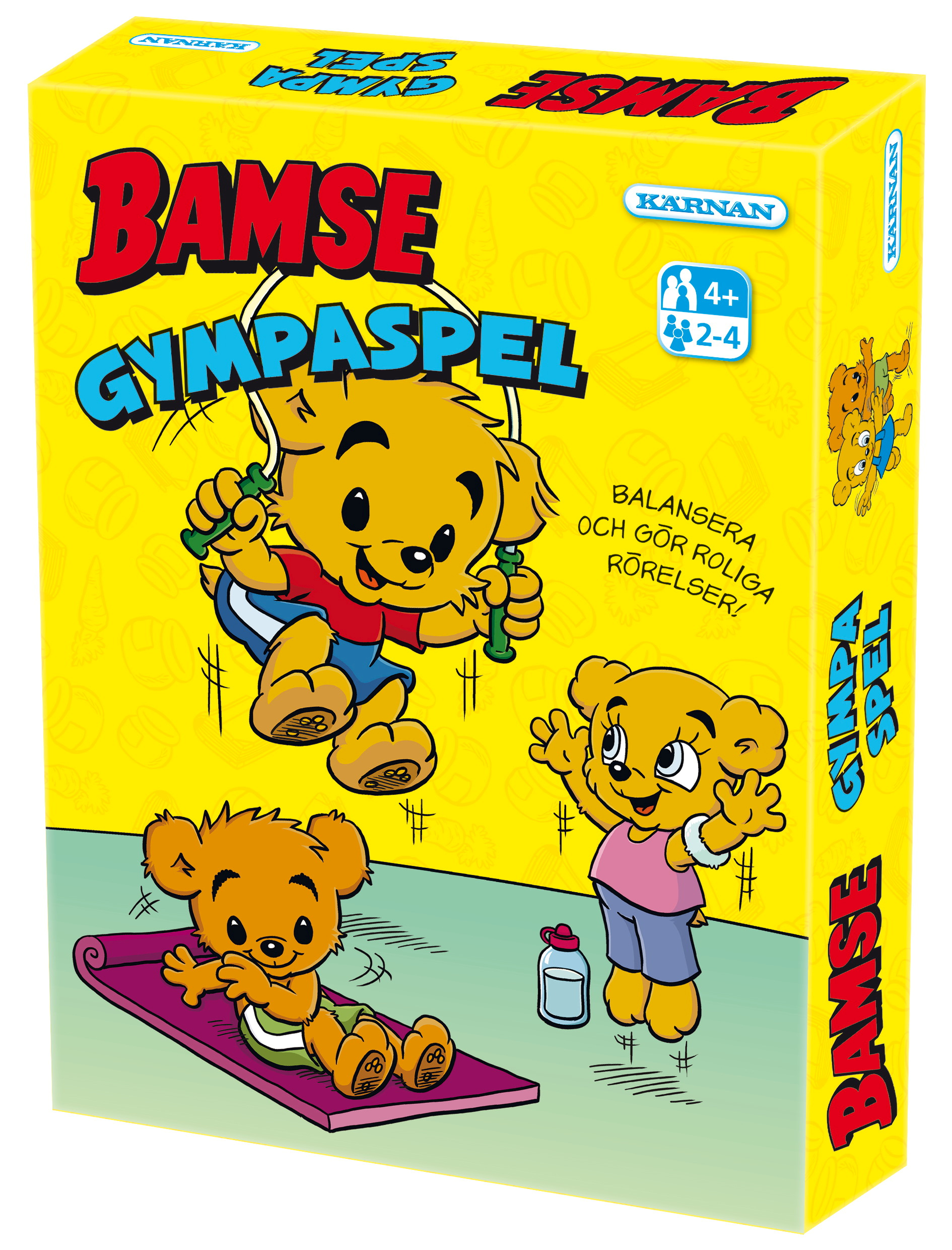 Barnspel Bamse Gympaspel Kärnan