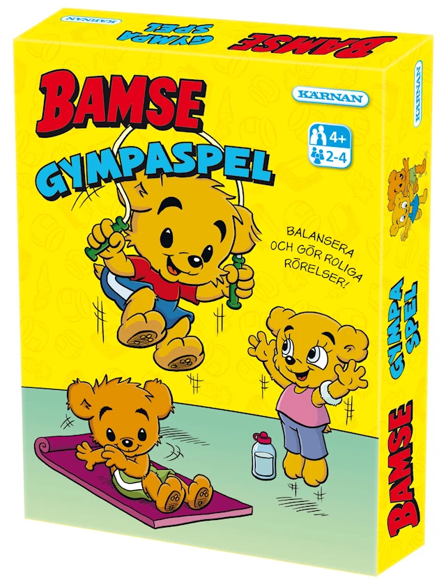 Lastenpeli Bamse Jumppapeli Kärnan