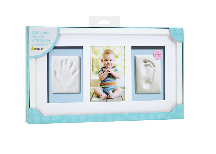 Babyprints Deluxe Ram Trippel, Vit, Pearhead