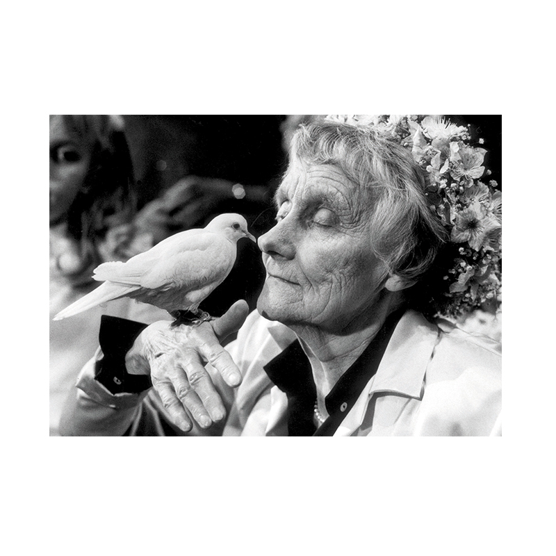 Vykort A6 Astrid och Duvan Astrid Lindgren