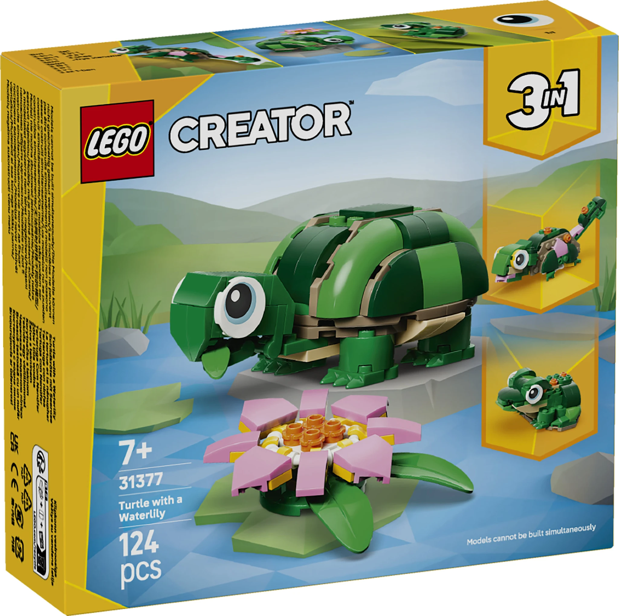 Produktbilde for Skilpadde med vannliljeblomst LEGO® Creator (31377)