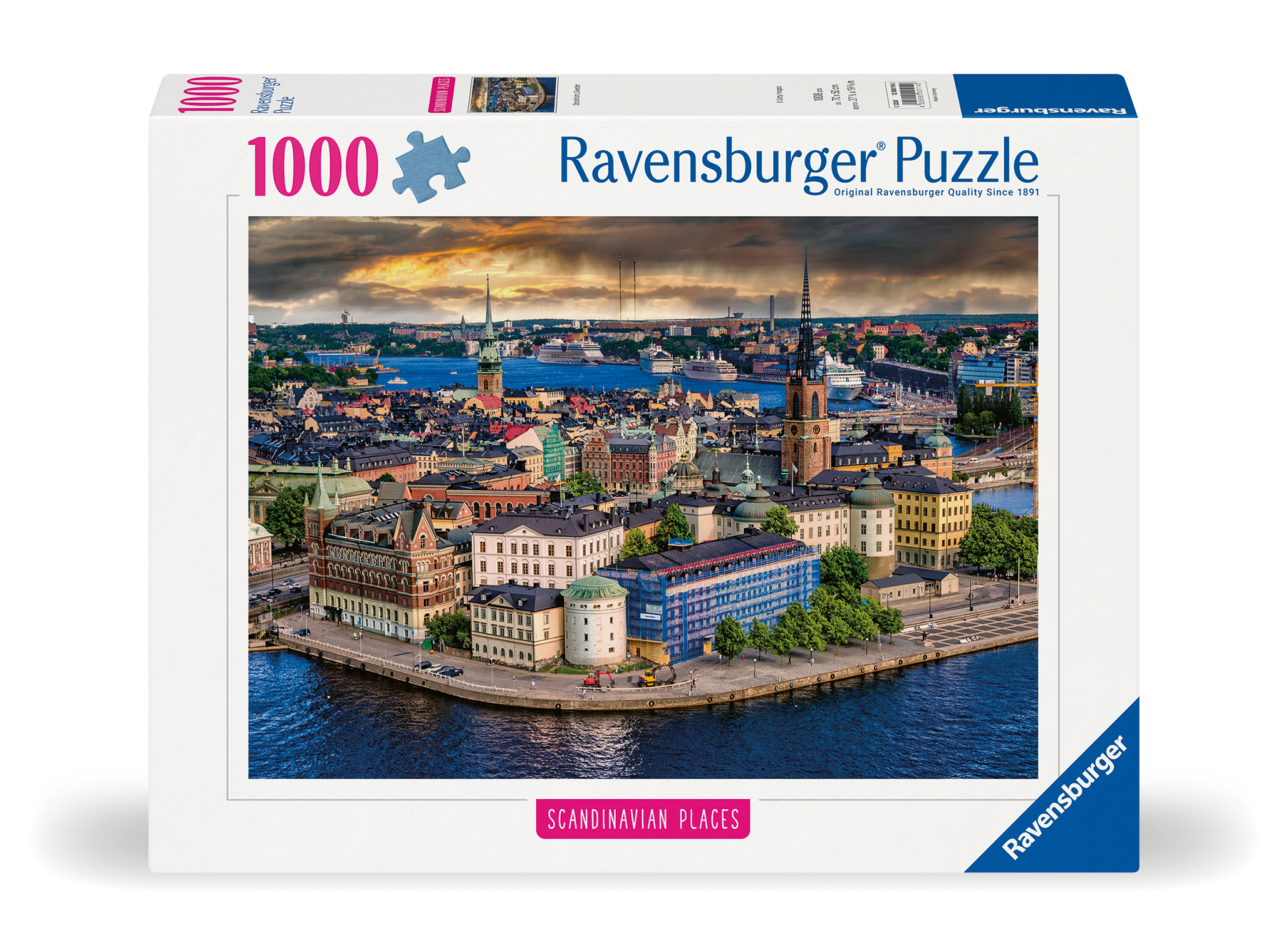 Pussel Scandinavian Stockholm Sweden 1000 bitar, Ravensburger