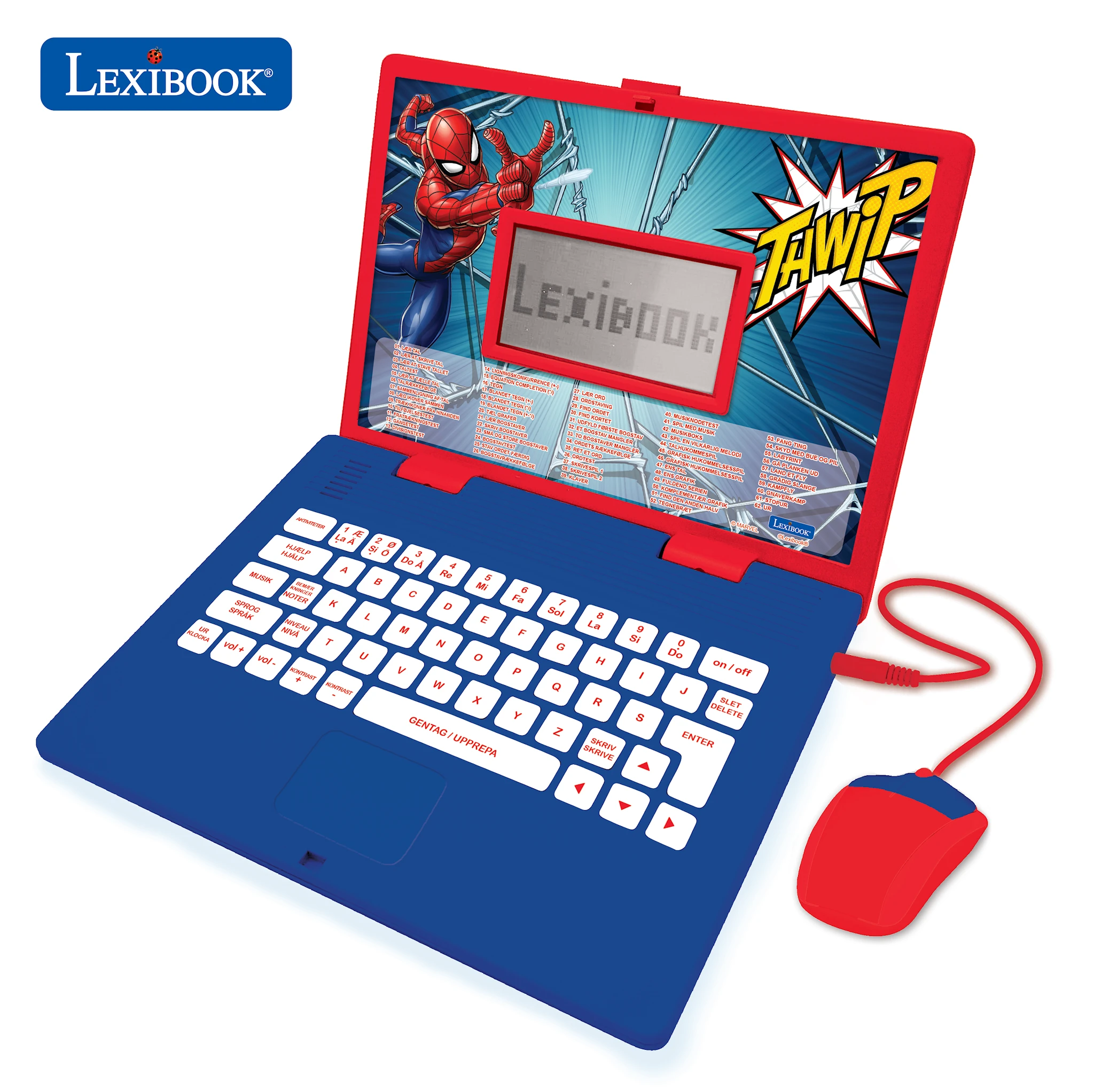 Produktbild för Spiderman Laptop (DK/SE) Lexibook