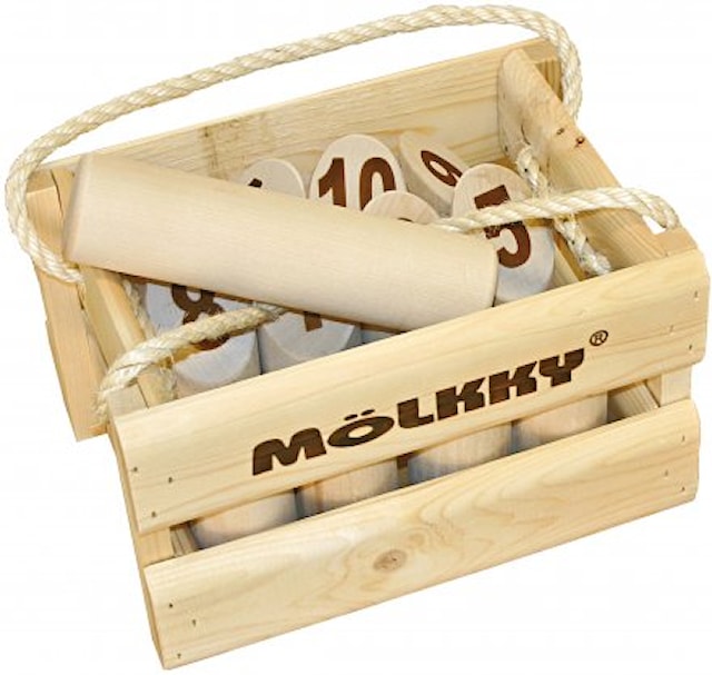 Tuotekuva 1 - Mölkky Original puulaatikossa