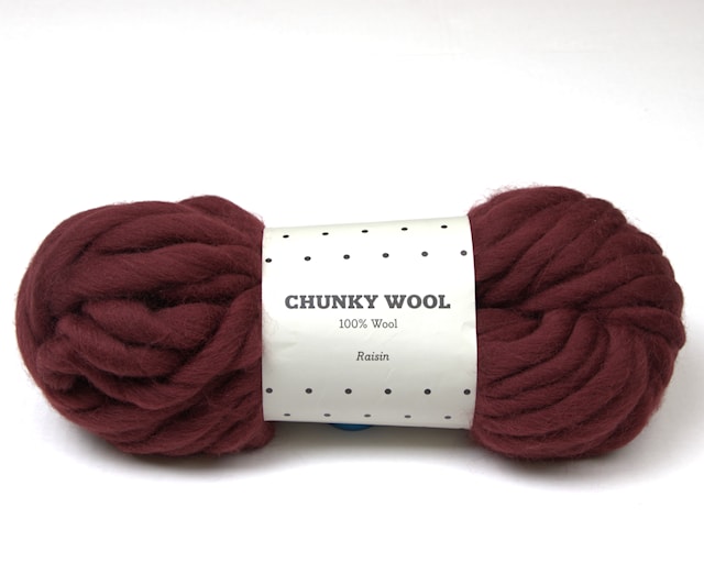 Chunky Wool Garn 200 g Raisin A673 Adlibris