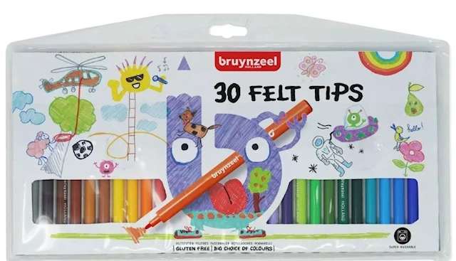 Kuitukärkikynät lapset 30-pack Bruynzeel