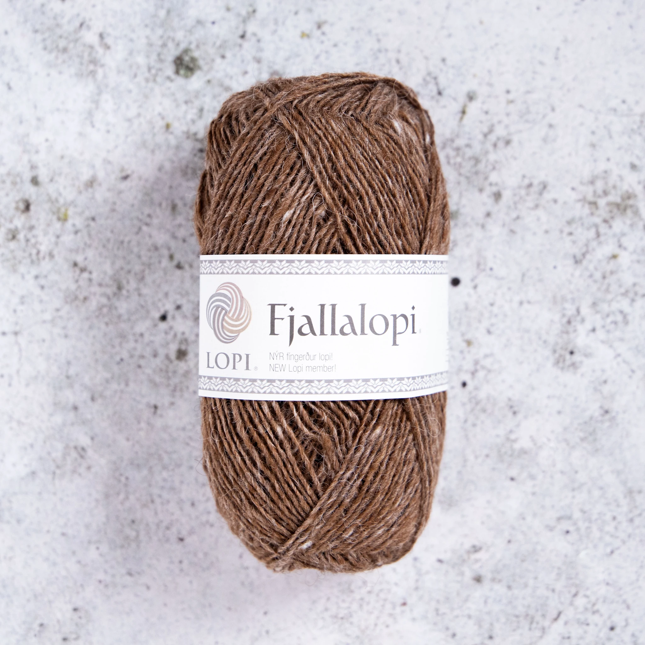 Produktbild för Fjallalopi ullgarn 50g  Moorit 02 Istex