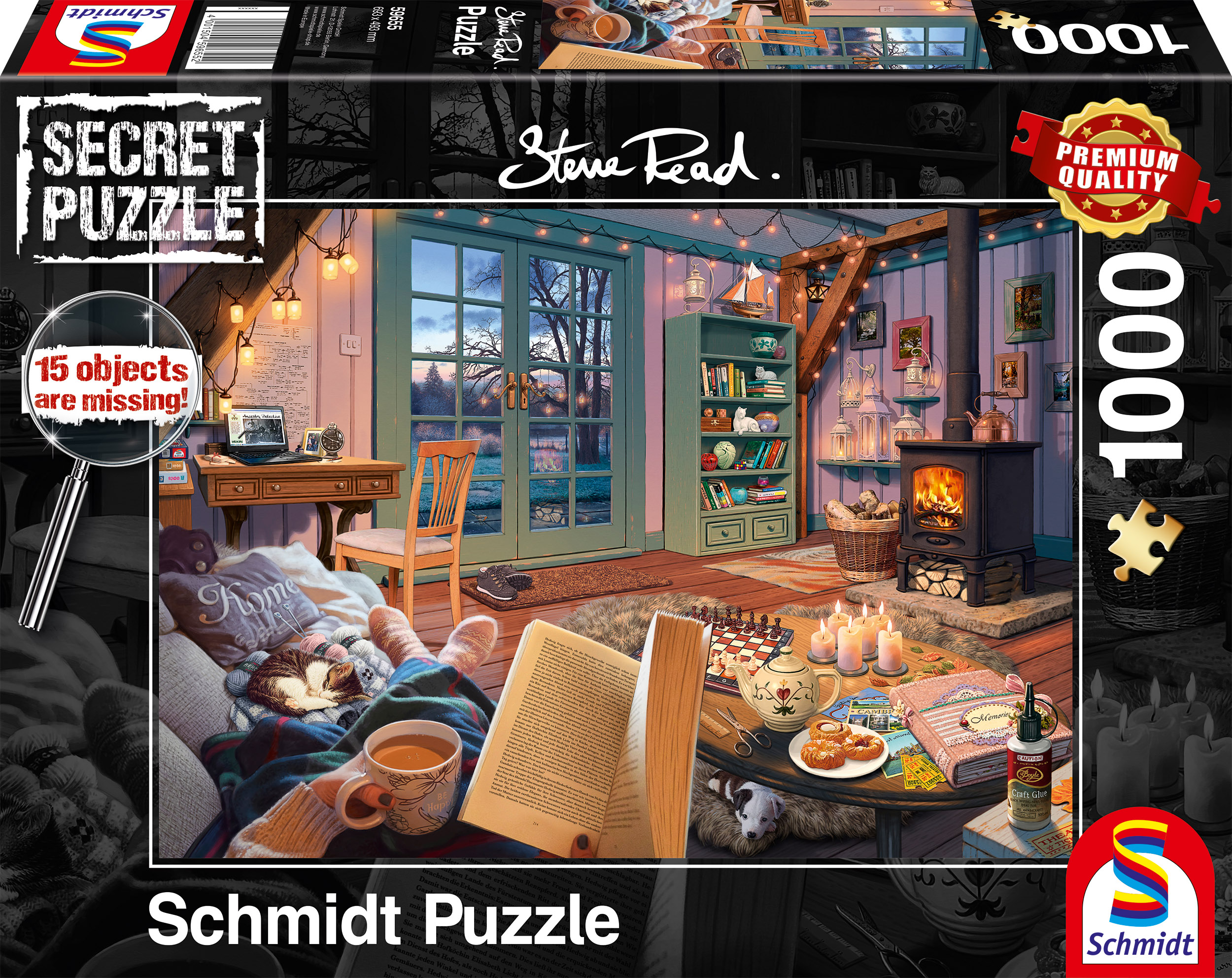 At The Holiday Home Secret Pussel 1000 bitar Schmidt