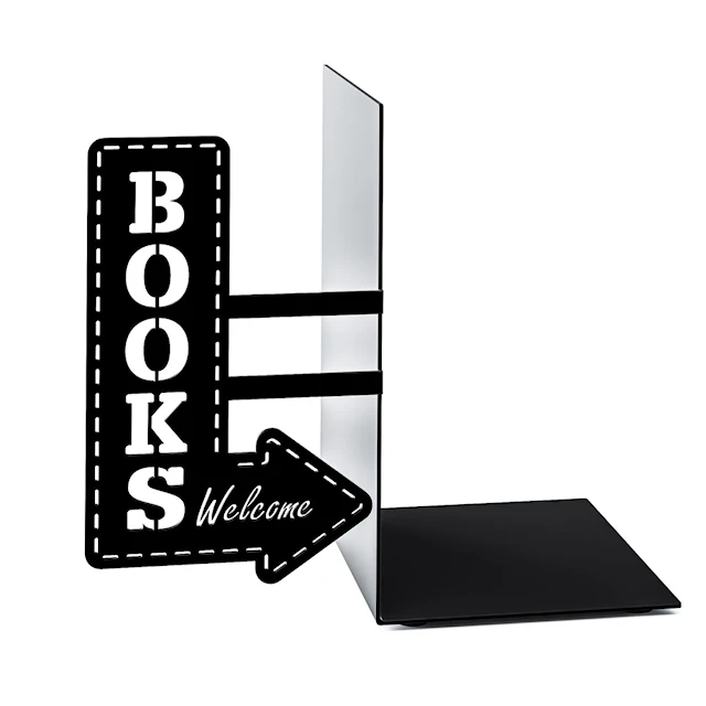 Kirjatuki Bookshop Musta Metalli Balvi