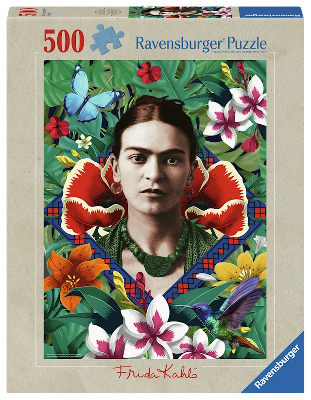 Frida Kahlo: Blooming Fantasy Palapeli 500 palaa Ravensburger