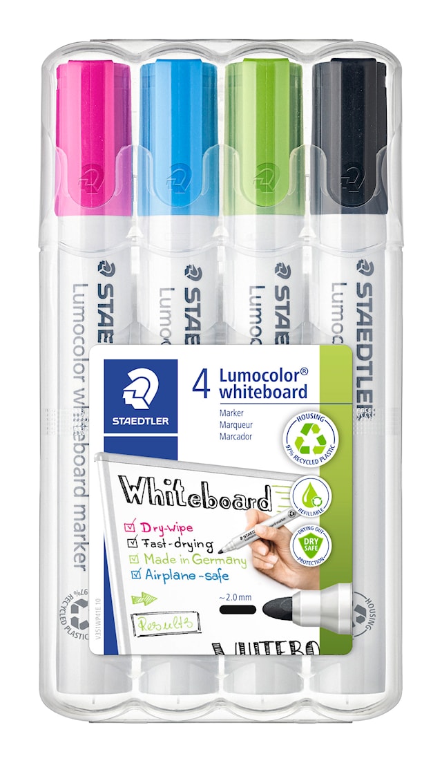 Produktbilde 1 for Lumocolor Whiteboardtusj 4 stk. Staedtler