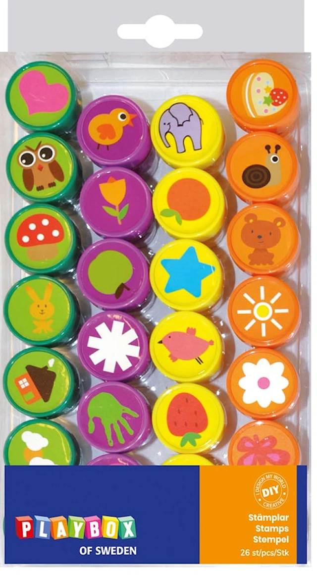 Stämplar Djurmotiv 26-p, Playbox