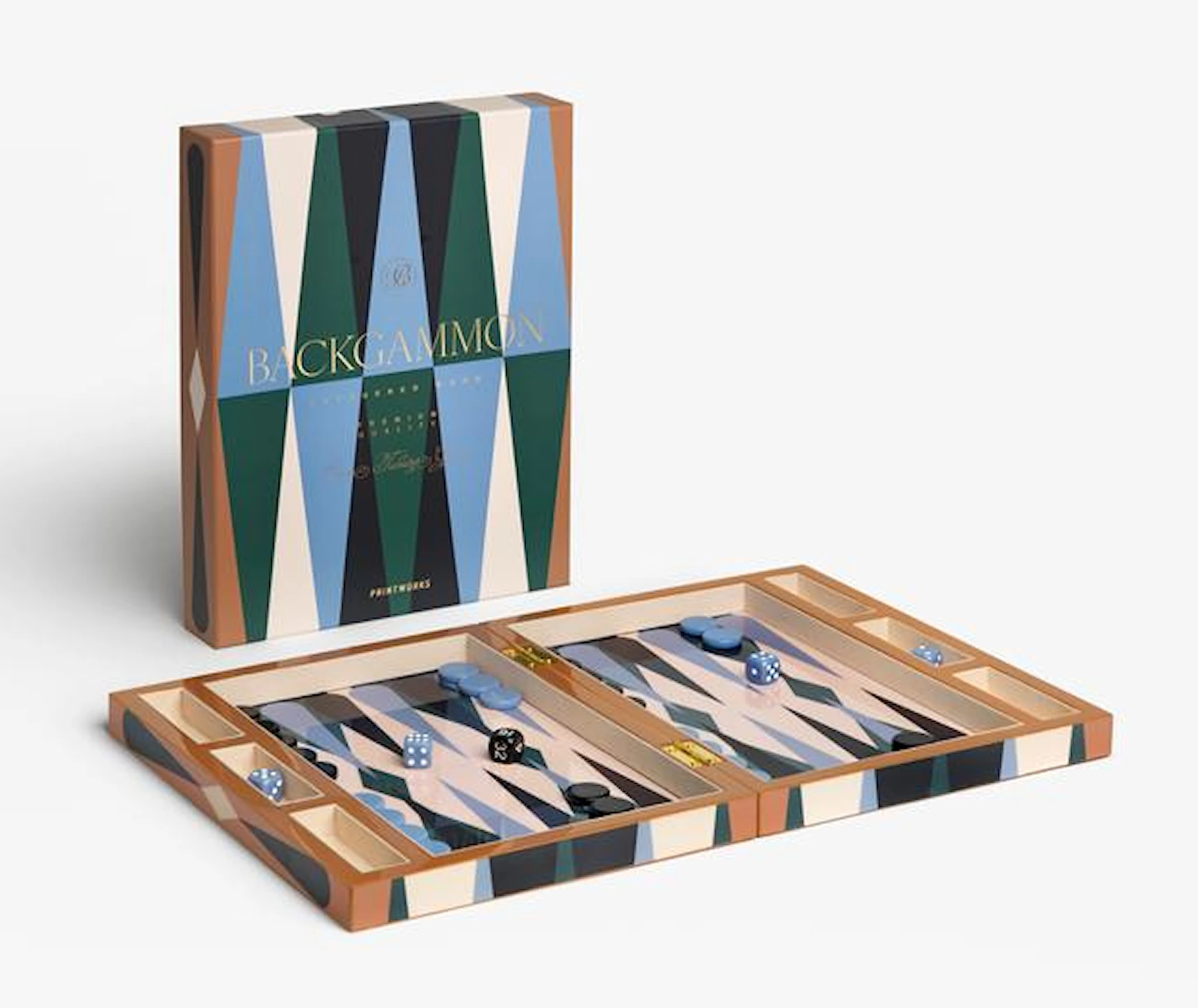Tuotekuva ille Lacquered Backgammon Printworks