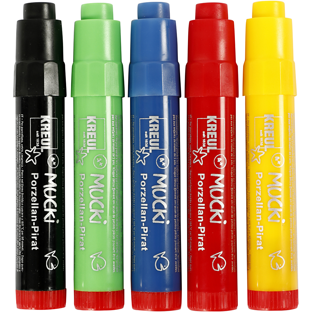Glas- och porslinstusch spets 2-5 mm 5-pack