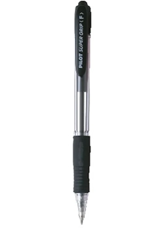 Kulspetspenna Super Grip Fine 0,7 Svart, Pilot