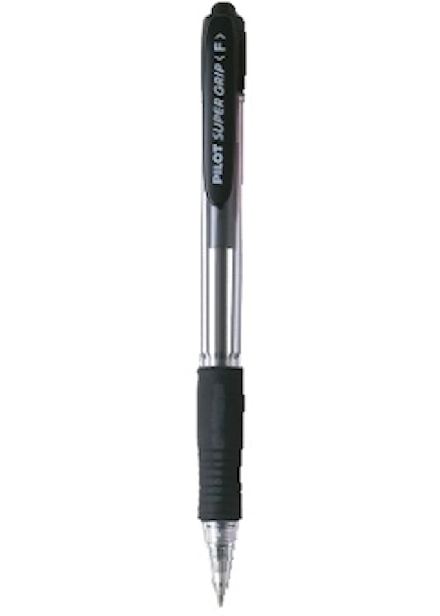 Kulspetspenna Super Grip Fine 0,7 Svart, Pilot