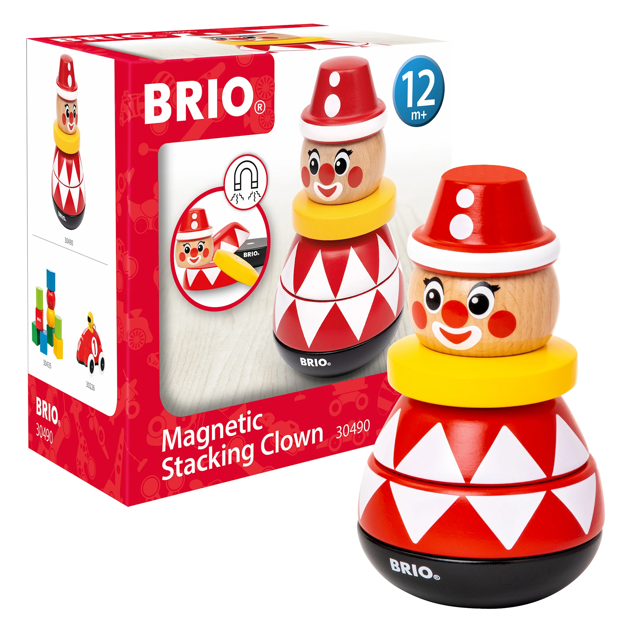 Tuotekuva ille Magneettinen Pinottava Klovni Brio