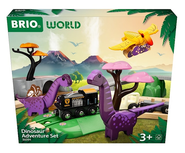 Produktbilde 5 for Brio World Dinosaur Adventure Togbana (36094)