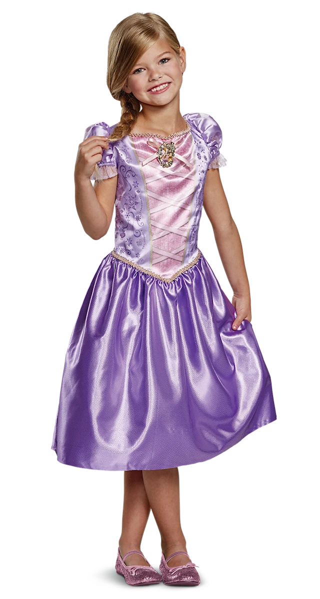 Disney Princess Prinsessklänning Rapunzel (5-6 år) Disguise