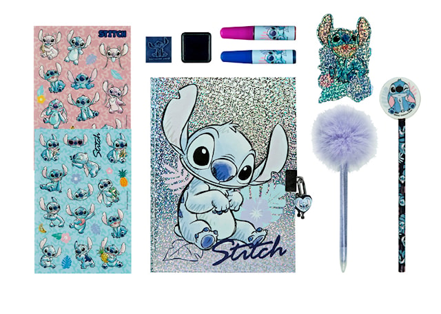 Tuotekuva 2 - Kimaltava Päiväkirjasetti Disney Stitch