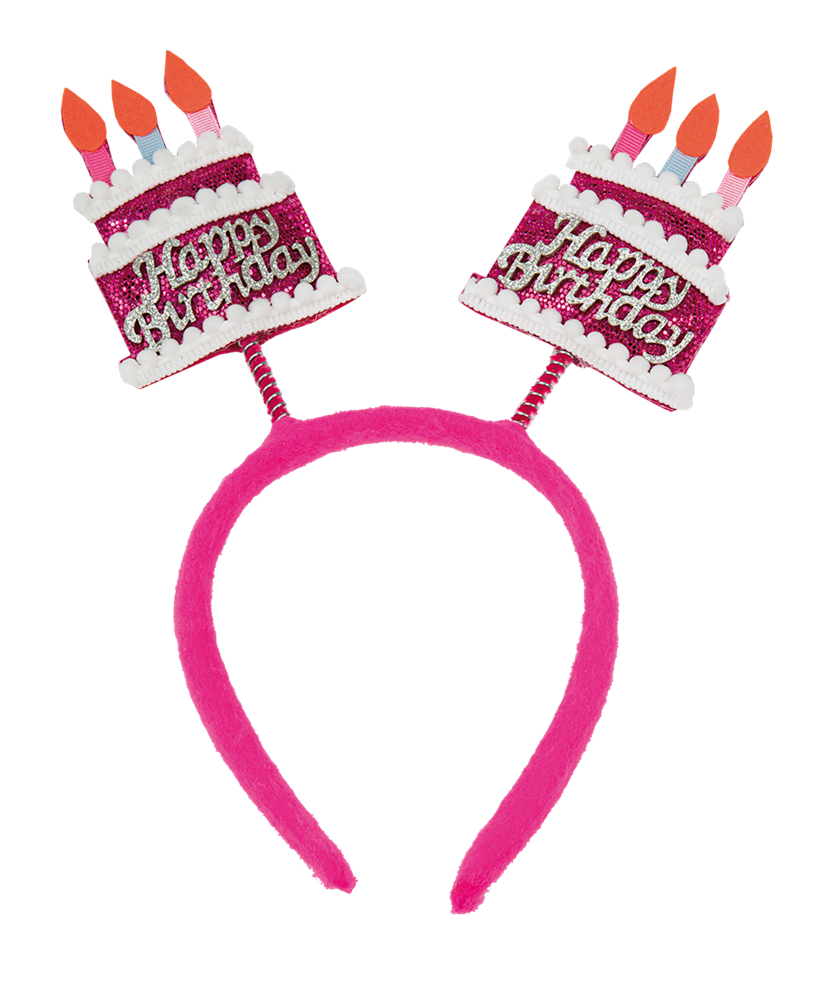 Headbands Happy Birthday Cakes