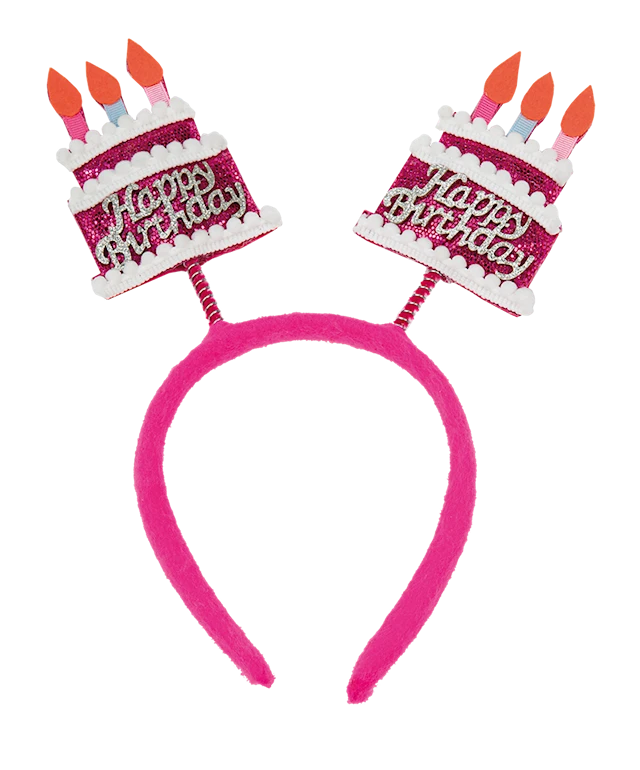 Headbands Happy Birthday Cakes