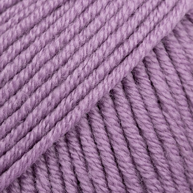 Merino Extra Fine Uni Colour Merinovillaa 50 g 22 medium purple Drops