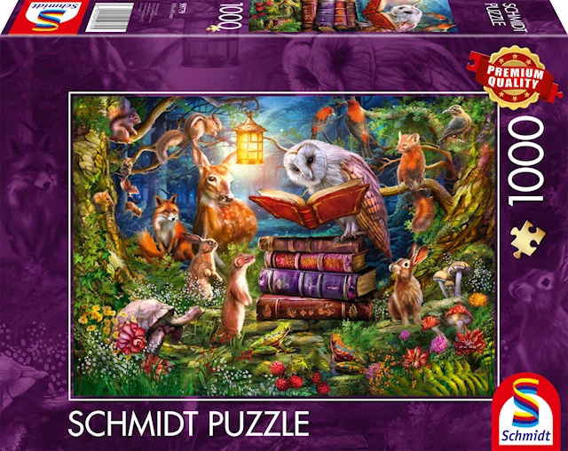 Palapelit Bedtime stories in the woods 1000 palaa, Schmidt