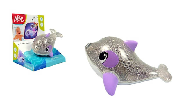 Produktbilde 2 for Glitrende delfin med magisk lys ABC