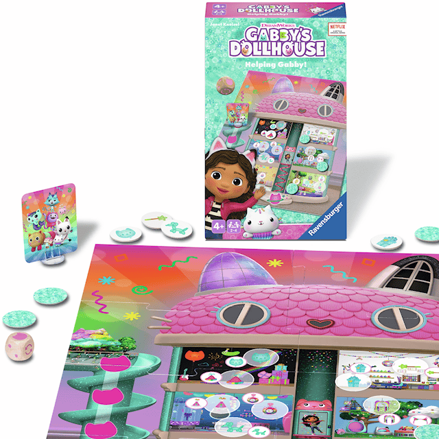 Tuotekuva 3 - Gabby's Dollhouse - Helping Gabby SV/NO/DA/FI Ravensburger