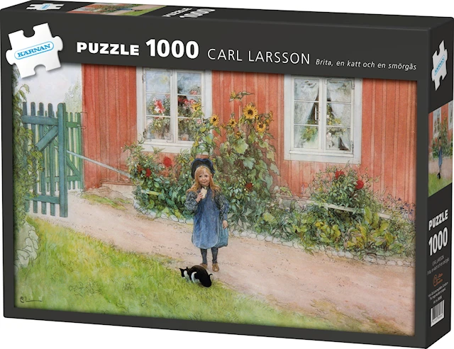 Palapeli Carl Larsson Brita ja kissa 1000 palaa, Kärnan