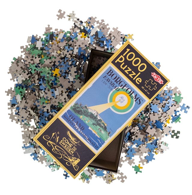 Produktbild 2 för Pussel 1000 Bitar Vintage Borgholm, Tactic