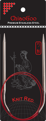SS Red Circular Rundsticka 80 cm/4 mm Chiaogoo