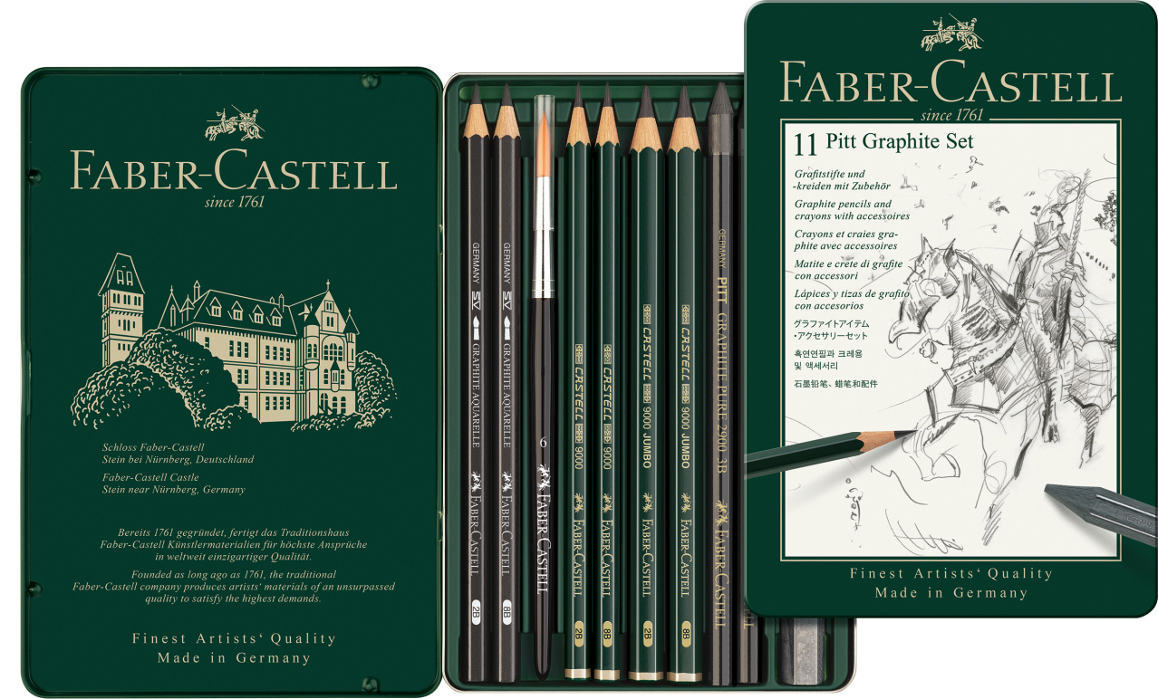 Pitt Graphite Blyertspenna 11-p, Faber-Castell