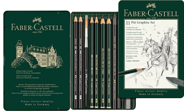 Pitt Graphite Blyertspenna 11-p, Faber-Castell