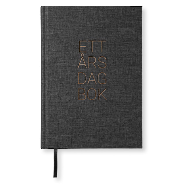 Produktbild 1 för 1-Års Dagbok A5 Transparent Black Paperstyle