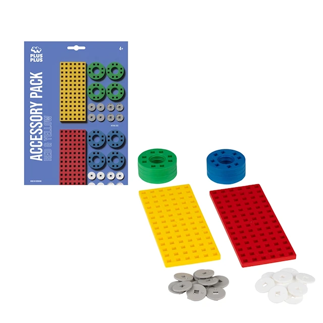 Plus-Plus Accessory Pack Red and Yellow