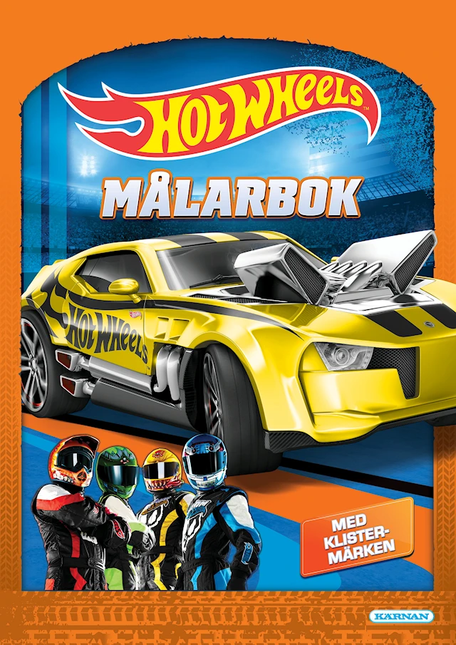 Målarbok Hot Wheels Kärnan