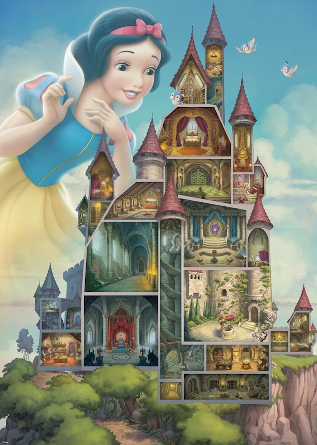 Tuotekuva 2 - Disney Castles Snow White Palapelit 1000 palaa, Ravensburger