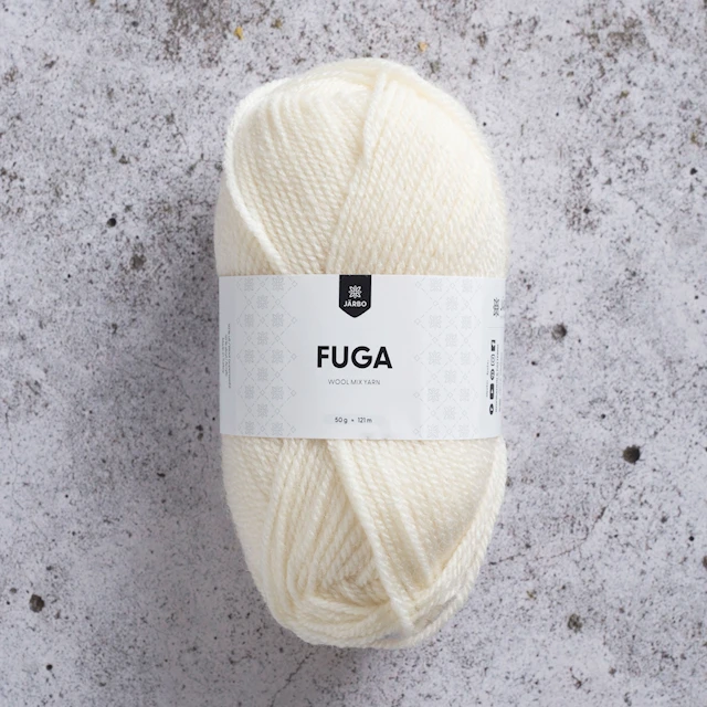 Fuga Garn Ullmix 50 g Natur (60101) Järbo